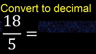 Convert to decimal How To Convert Decimals to Fractions
