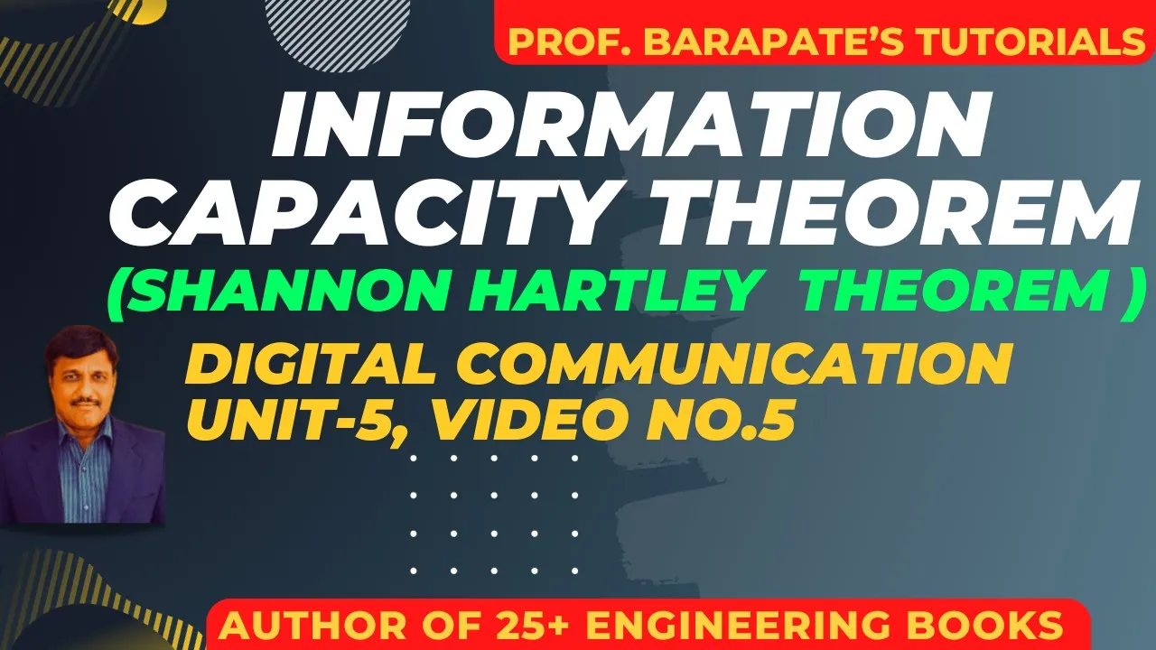INFORMATION CAPACITY THEOREM (SHANNON HARTLEY THEOREM)