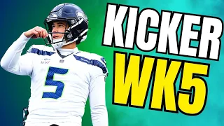 Top 3 Fantasy Football Kicker Streamers MUST Start Week 5 Rankings and Tiers List