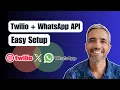 Twilio WhatsApp API Setup WhatsApp Chatbot Tutorial Part
