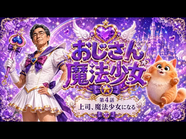 AIドラマ おじさん魔法少女 「上司、魔法少女になる
