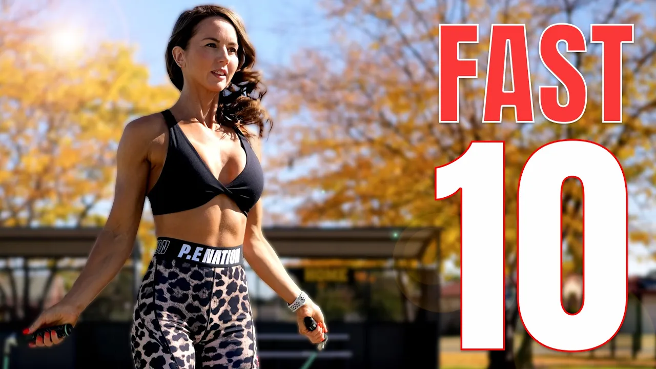 10 Minute Fat Burning Skipping Jump Rope Workout