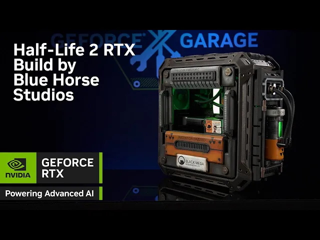 GeForce Garage - Half-Life 2 RTX Black Mesa 2.0 by Blue Horse Studios