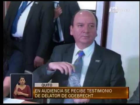 En audiencia se recibe testimonio de delator de Odebrecht