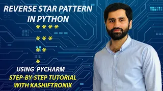 Reverse Star Pattern in Python Easy Coding for Beginners PyCharm