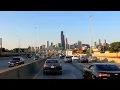 I - the Dan Ryan Expressway to downtown Chicago