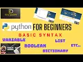 Basic Python Syntax For Beginners