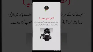 امیر معاویہ رضی اللہ عنہ Trueline Islamichistory Islamicshorts Urdu Islamicaqwal 