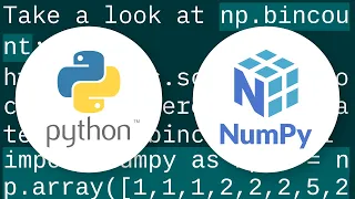 Frequency counts for unique values in a NumPy array