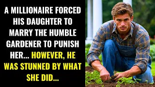 A MILLIONAIRE FORCED HIS DAUGHTER TO MARRY A GARDENER, BUT WHAT SHE DID LEFT HIM PARALYZED...