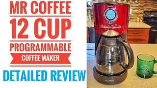 Download DETAILED REVIEW Mr. Coffee 12 Cup Programmable Red Coffee Maker BVMC-VMX36WM HOW TO USE MP3