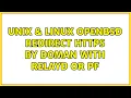 Unix Linux OpenBSD redirect HTTPS by doman with relayd or pf
