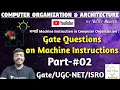 Computer Organization Gate Questions on Machine Instruction Part - 2