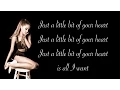 Download Lagu Ariana Grande - Just a Little Bit of Your Heart (Lyrics)