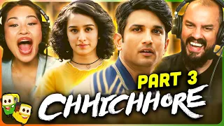 Part 3 - CHHICHHORE Movie Reaction! | Sushant Singh Rajput | Shraddha Kapoor | Varun Sharma