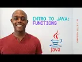 Introduction To Java For Beginners Part 6 - Functions