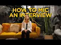 Download Lagu How to Record an Interview | Getting Great Audio on a Budget