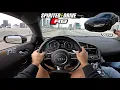 Audi R8 V10 POV City Drive - Pure V10 Sound no yapping