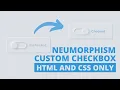 Neumorphism Custom Checkbox with HTML CSS CodingNepal