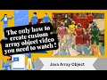 How to create custom array of objects in java