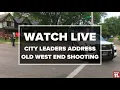 WATCH LIVE Toledo leaders address Old West End shooting during press conference