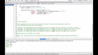 7 11 Part 3 Array Operations - Java
