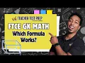 FTCE General Knowledge Math Perimeter Area Ratios Geometry Measurement