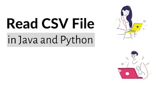 Read CSV file in Java and Python