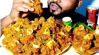 SPICY MUTTON COSA YELLOW RICE 🍚 EXTRA MUTTON WITH SALAD EATING SHOW@Hungry Piran