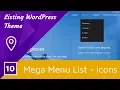 10 Mega Menu List Icons