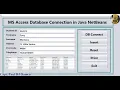 How to Connect Access Database in Java NetBeans - Part 1 and 2 of 3