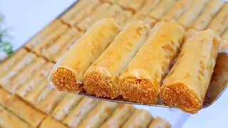 اصابع الجلاش بالكنافه بكل احترافيه بطريقه سهله هتنبهري من جمالها وطعم وشكل ينافس اكبر حلواني 