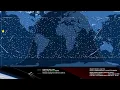Starlink Sattelites Tracking on Map 24h
