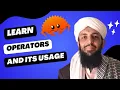 Learn Rust Fifth Lesson - Operators and its Usage