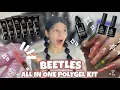 Beetles All-In-One Polygel Kit from Amazon Quick Easy Nail Tutorial at Home