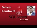 SQL Server Tutorial-12 Default Constraint Aksadur Bangla