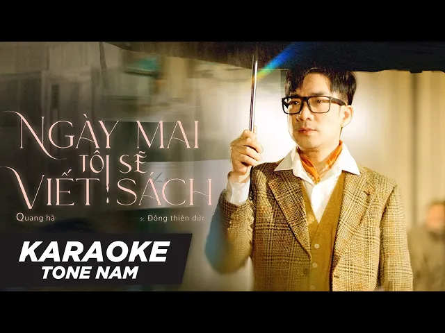 KARAOKE NGÀY MAI TÔI SẼ VIẾT SÁCH | QUANG HÀ | TONE NAM | #karaoke #quangha #NMTSVS