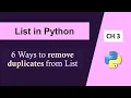 Python Interview Questions and Answers Python Program for Removing Duplicates from List