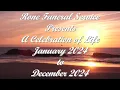 Rone Funeral Service 2024 Memorial