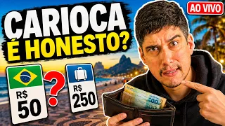 O CARIOCA É HONESTO? REAGINDO AO TESTE NO RIO DE JANEIRO AO VIVO 🇧🇷