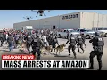 Download Lagu EMERGENCY ICE Raid Hits Amazon Fulfillment Center | Chaos as Drones and Dogs Deployed