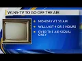 WLNS-TV goes off the air Monday
