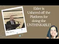 Download Lagu Elder gets ushered from the platform for doing the unthinkable! #jehovahswitness, #exjw, #apostate