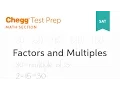 SAT prep - SAT Math Factors and Multiples