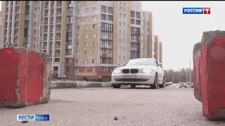 Бетонные блоки на дороги в микрорайоне «Серебрянный берег» все же убрали