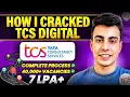 How I Got TCS Digital 7 LPA Offer Full Roadmap Strategy to Crack TCS NQT