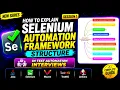 How to Explain Selenium Automation Framework Structure in Test Automation interviews for Beginners