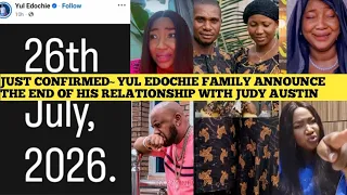 oh no just confirmed yul edochie finally announce the end of his relationship with judy austin