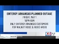 Entergy announces planned power outage for town