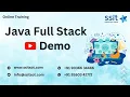Java Full Stack Online Training Demo 2024
